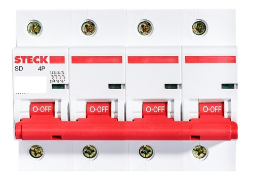 Interruptor Termomagnetico 4x80 Steck Sd 10ka