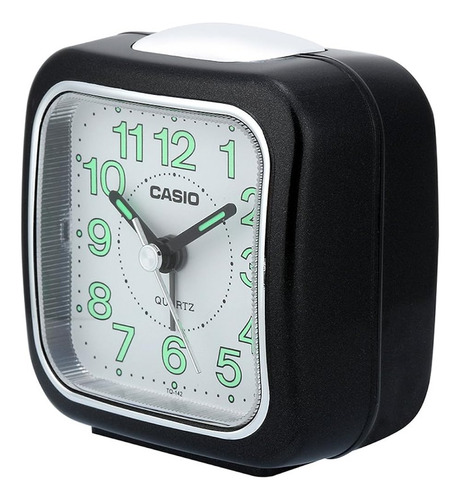 Casio #tq142-1df Reloj Despertador De Sobremesa De Viaje Con