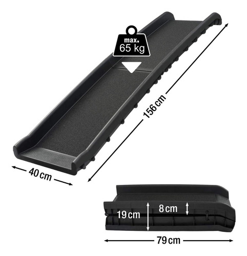 Rampa Para Mascotas Plegable Camionetas Coche Perro Escalera (Usado)