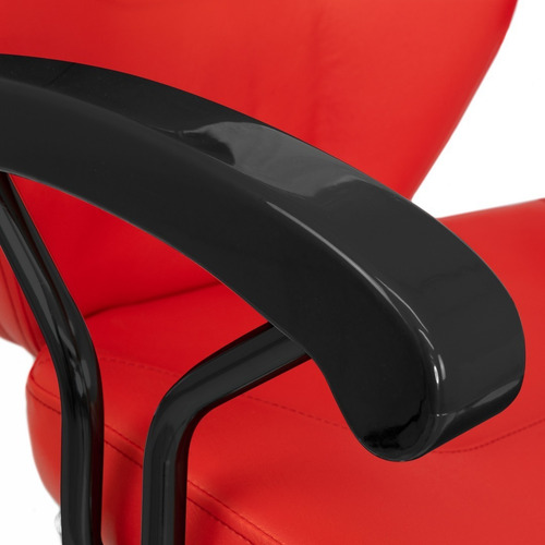 Imagen 7 de 9 de Silla De Barberia Giratoria Salon Estetica Reclinable