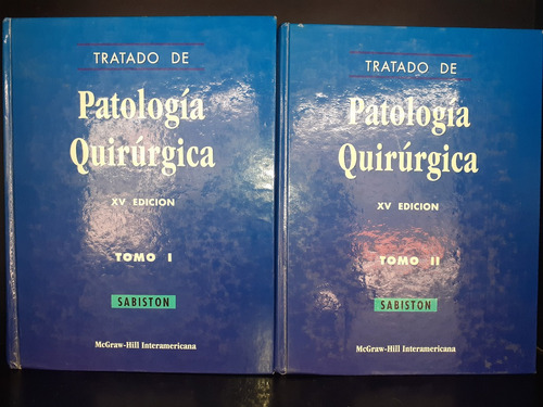 Tratado De Patologia Quirurgica 2tomos Sabiston