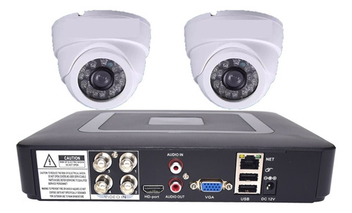 Cctv Dvr De 4 Canales, 2 Uds., Cámaras 1080p, 2mp,