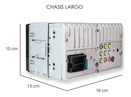 Imagen 5 de 5 de Autoestéreo De Pantalla Táctil 7 Pulgadas Bluetooth Steelpro