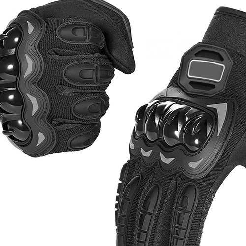 2 Guantes De Pantalla Táctil Guantes De Montar Negro L