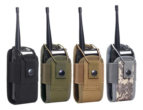 Walkie Talkie Talkie Molle Tactical 1000d, Funda Para Caza