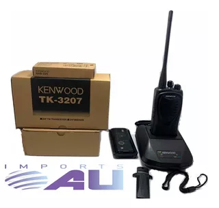 Radio De Comunicación Kemwood Tk-3207 + 2 Baterias Uhf O Vhf