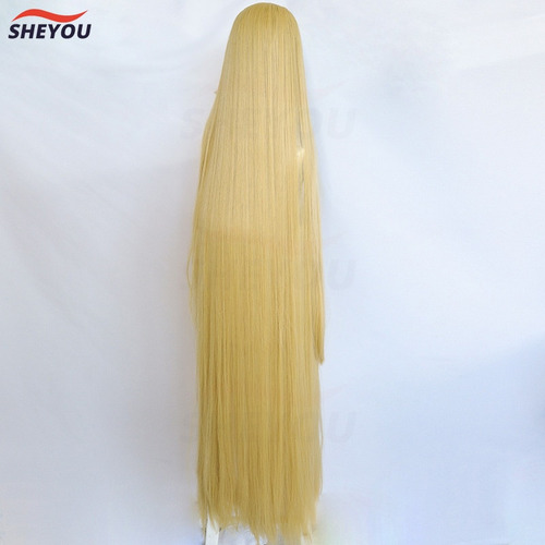 Peluca Rapunzel De Cosplay De Princesa Recta Y Enredada