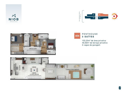 Imagem 15 de 30 de Apartamento Com 3 Dormitórios À Venda Com 3791.81m² Por R$ 1.007.690,00 No Bairro Hugo Lange - Curitiba / Pr - Niob Graciosa - 921950