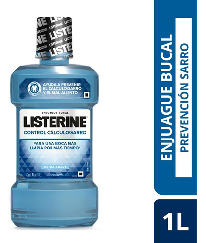 Listerine Enjuague Bucal Control Sarro 1 Litro