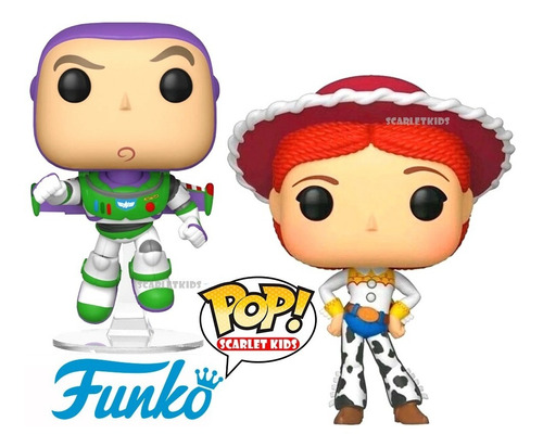 Funko Pop! Toy Story 4 Buzz Lightyear + Jessie Combo Scarlet