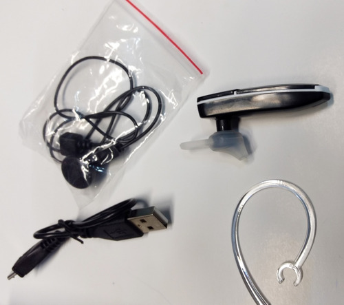 Manos Libres Bluetooth Universal Audifono, Negro