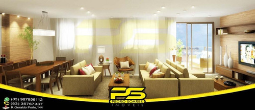 Oportunidade, Apartamento, 02 Quartos, Suíte, Piscina, 02 Vagas, 67,53m², Por Apenas R$ 490.000,00, Em Bessa, João Pessoa - Paraíba. - Ap2861