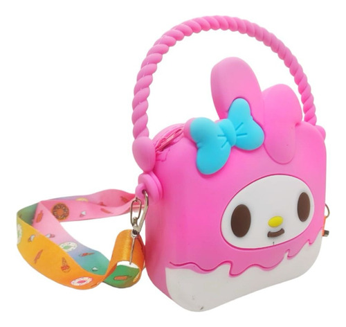 Cartera Silicona My Melody Kuromi Kitty Cinnamoroll Sanrio 