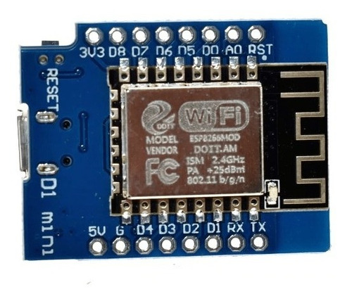 Imagen 4 de 5 de Wemos D1 Mini Esp8266 Esp-12 Ch340g Usb Wifi