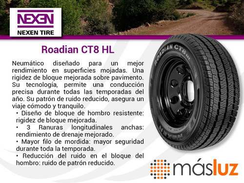 1 Llanta Roadian Ct8 Hl Nexen 195r14c R106