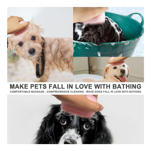 Blmhtwo Pet Bath Bish Sprobber Para Bath Pet Shampoo Cepillo