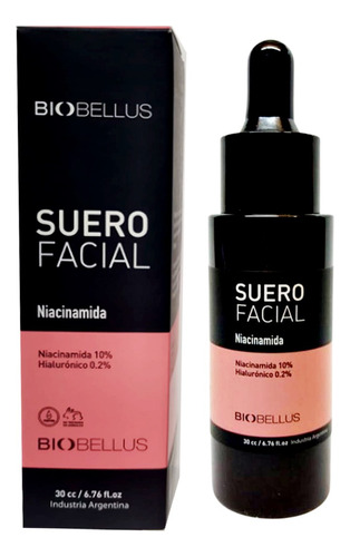Suero Facial Niacinamida 10% Todo Tipo Piel X 30cc Biobellus