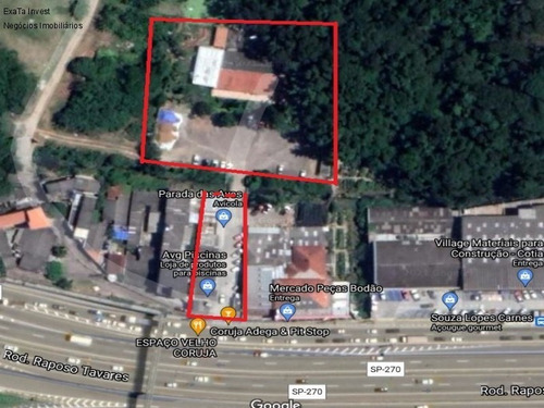 Imagem 26 de 30 de Galpão Com 350m² De Área Construída Com Potencial Para Mais De 5.000m² De Construção, Localizado A Margem Da Rodovia Raposo Tavares, Próximo Ao Retorno. - Gl00023 - 69581033