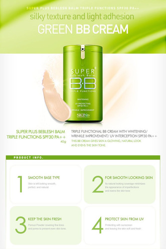 Skin79 Super Beblesh Balm Bb Cream Green Spf30