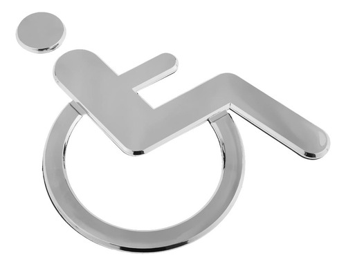 3d Acrílico Autoadesivo Para Handicap Cadeira De Para