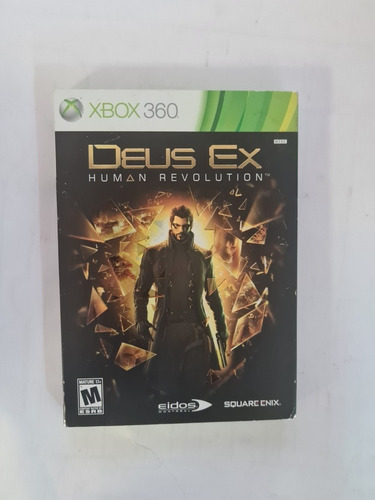 Deus Ex Con Funda Xbox 360