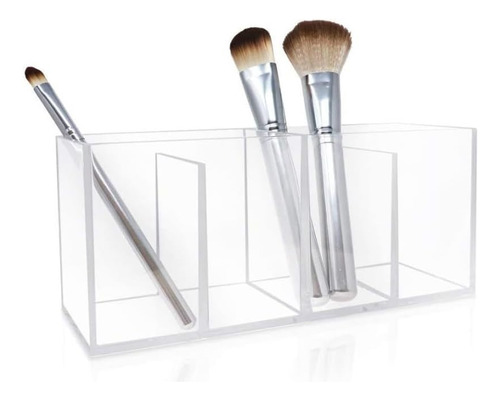 Organizador Transparente Para Brochas De Maquillaje, Contene