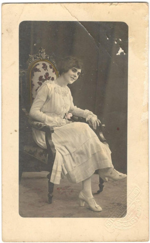 Foto Antigua -  Dama Joven (7/jun/1919) Ernesto Ucar