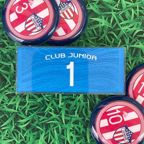 Time De Futebol De Botão Junior Barranquilla Uniforme 1