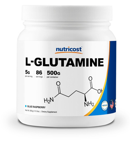 Nutricost L-glutamina 500 Gramos (frambuesa Azul)