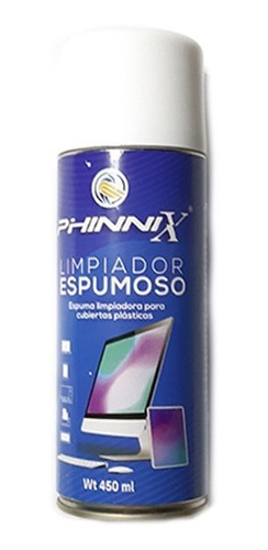 Limpiador Espumoso Para Computadores Phinnix De 450 Ml