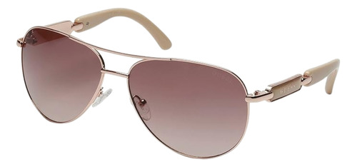 Gafas De Sol De Metal Pilot Para Mujer-guess