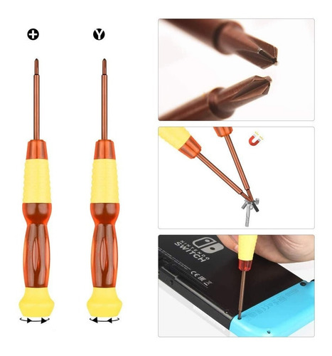 Imagen 7 de 9 de Kit De Reparación Joycon Repuesto Joystick Original 23 Pcs