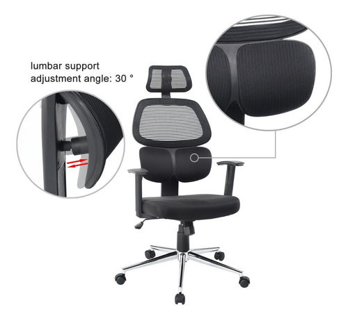 Silla De Oficina Ajustable Tikitere Lmkz