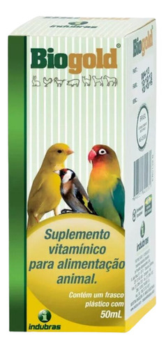 Biogold Suplemento Vitamínico Para Pássaros - 50ml
