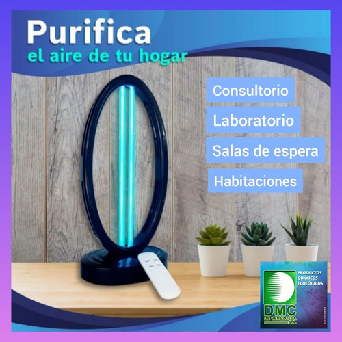 Imagen 2 de 5 de Lámparas Uvc Germicidas Portátil 38w Con Control