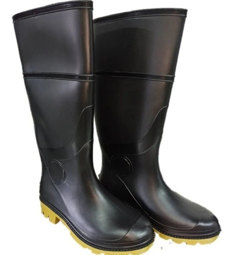 Botas De Seguridad Pvc Punta De Hierro 39-40-41-42-43-44-45 