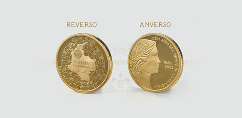 Moneda 20 Mil Conmemorativa 100 Años Banco De La República