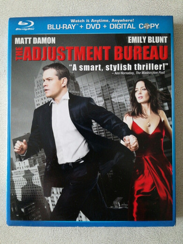 The Adjustment Bureau - De Philip K Dick - Combo Blu Ray Dvd