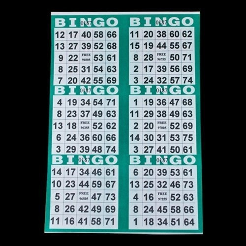 Smalltoys 6 En Pushout Bingo Paper Cards