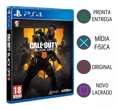 Jogo Call Of Duty Black Ops 4 - Ps4 - Mídia Física Original