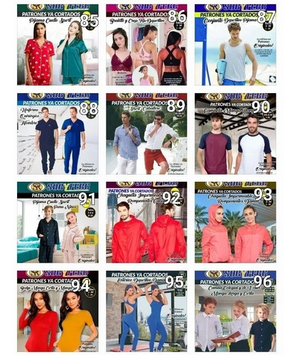 Imagen 8 de 10 de Promo Pack 2 Patrones Soryferc Ya Cortados