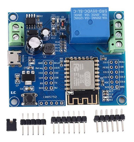 Módulo Controlador De Relé Wifi 10x, Cable Esp8266 De 5 V, 8