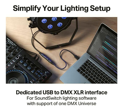 Soundswitch Dmx Micro Interface Interfaz De Usb A Dmx Ultra
