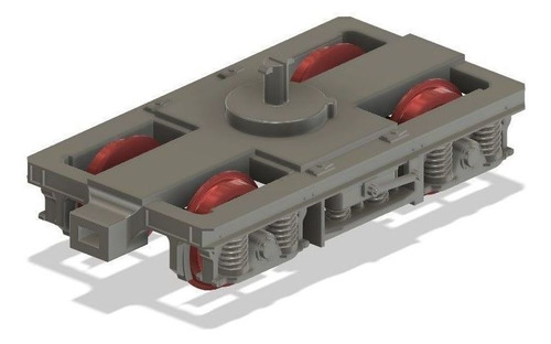 Imagen 3 de 3 de Bogie Mejorado Para Coches Lima Con Conector Nem