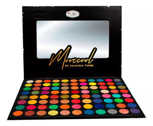 Paleta Sombras 88 Tonos Colores Multicolor Textura Suave