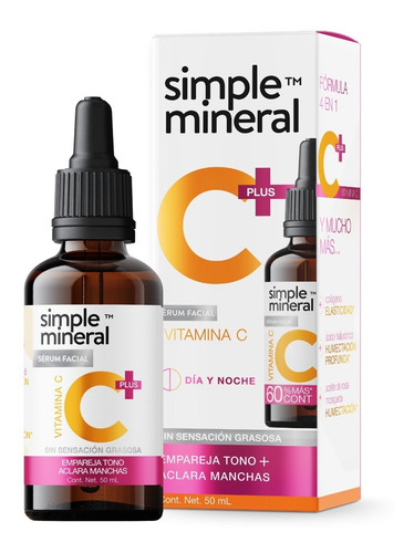 Serum Vitamina C  Ácido Hialurónico Colágeno Rosa Mosqueta