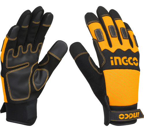 Guantes Mecanico Cuero Y Microfibra Xl Ingco Hgmg02-xl Ma