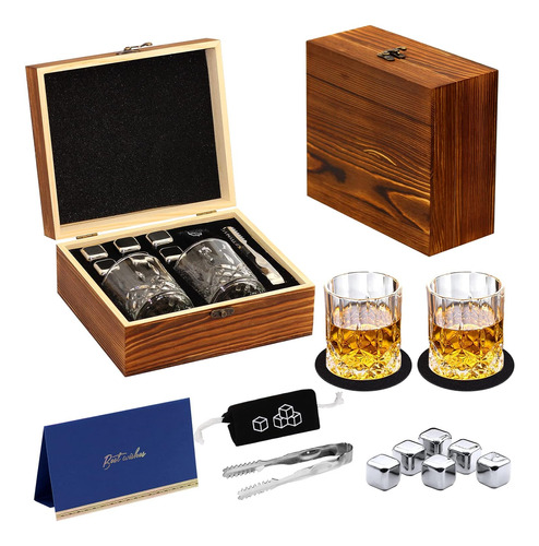 Set De Whisky De Regalo Para Hombre, Dioxadop 6 Stainless St