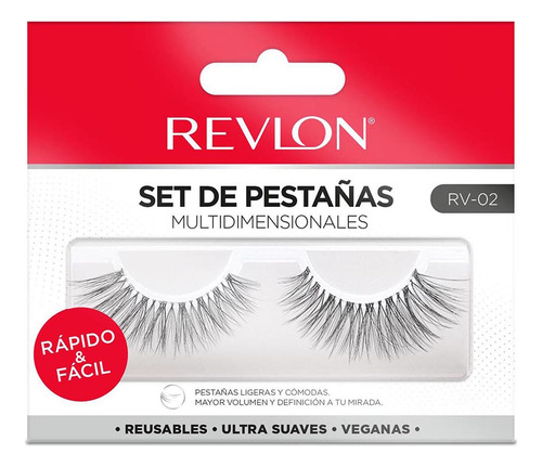 Pestañas Revlon, 1 Par, Modelo 2