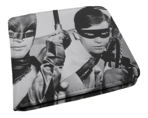 Carteira Couro Pu Bolso Batman Robin Dc Comics Warner Bros